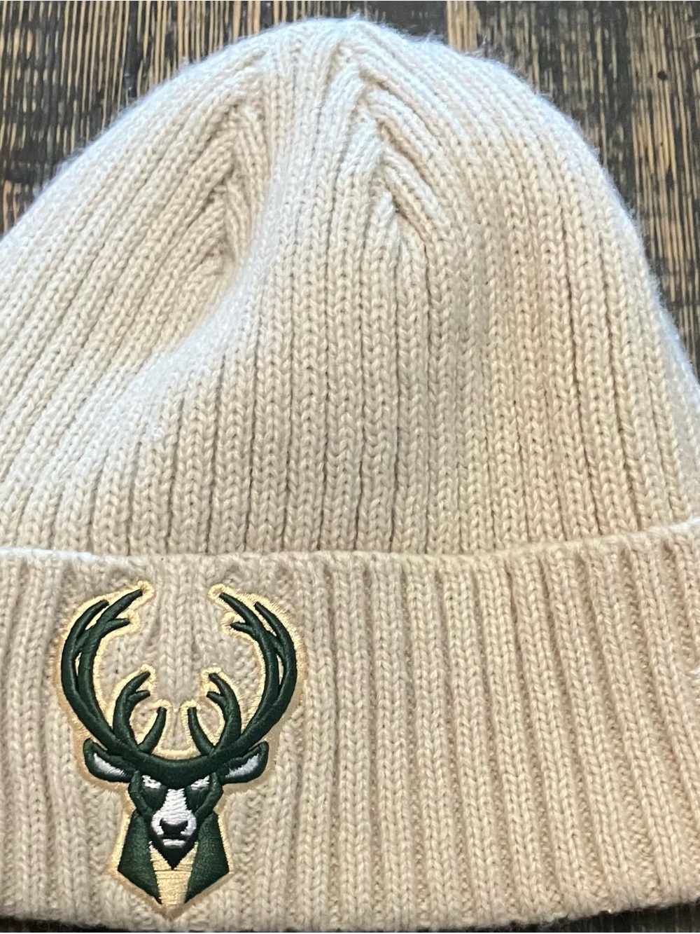 New Era MKE Bucks Beige Hat